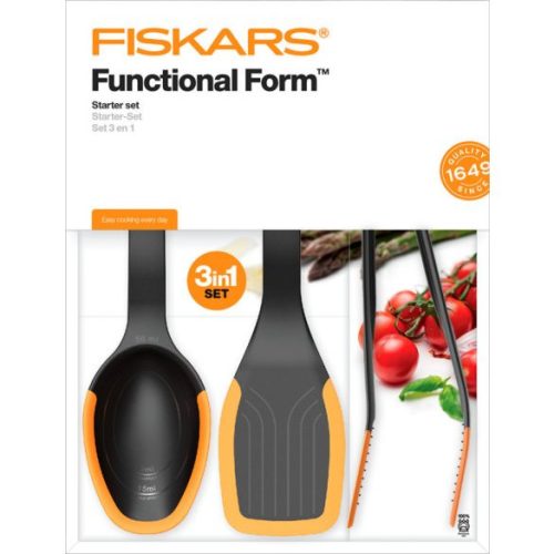 FISKARS FUNCTIONAL FORM SZILIKONOS KONYHAI KIEGÉSZÍTŐK, 3 RÉSZES