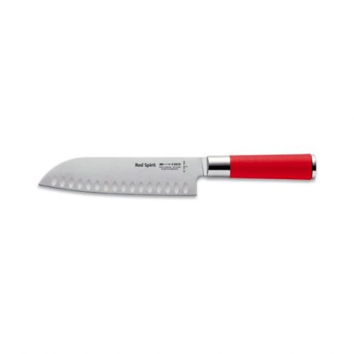 DICK RED SPIRIT SANTOKU KÉS, BARÁZDÁLT PENGÉVEL (18 CM)