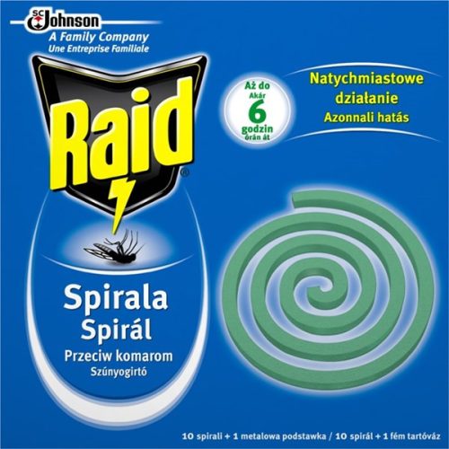 RAID Szúnyog Spirál 10 db/cs