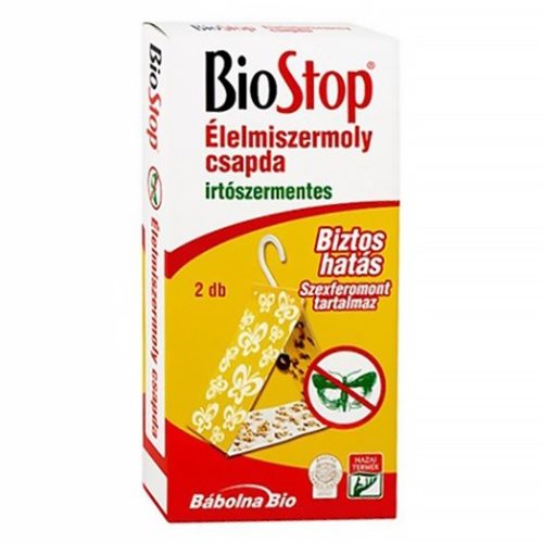 BIOSTOP Rovarírtó Élelmiszermoly Csapda Irtószermentes 2db-os