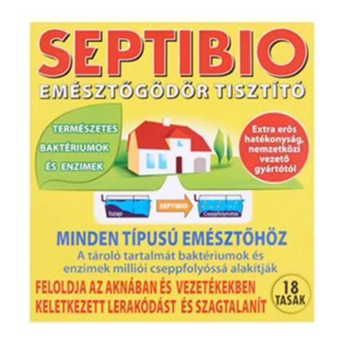 Septibio Emésztőgödör Tisztító 18 Tasakos 