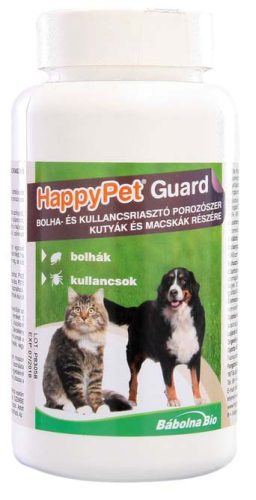 Happy Pet Guard Bolha- és Kullancsriasztó Porozószer Kutyáknak 150g