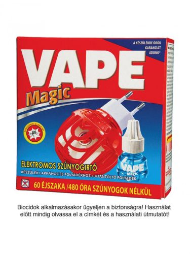 Vape Magic Elektromos Szúnyogírtó Készülék És Utántöltő Folyadék - 36 ml