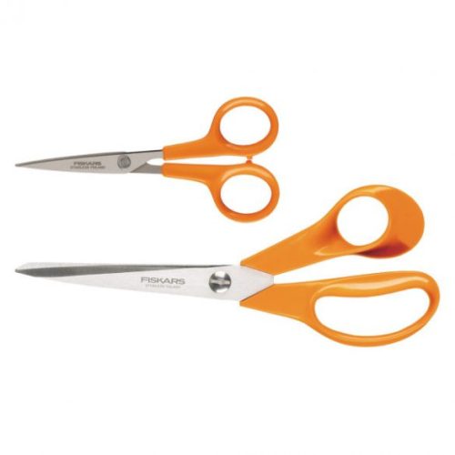 FISKARS CLASSIC ÁLTALÁNOS OLLÓ (21 CM) & VARRÓOLLÓ (13 CM)