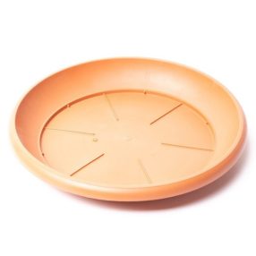   Díszcserép Bordás Alátét Terrakotta Színben 50 cm (60 cm-es Cseréphez)