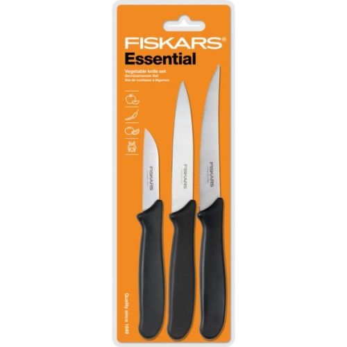 FISKARS ESSENTIAL ZÖLDSÉGKÉS KÉSZLET (3 RÉSZES)