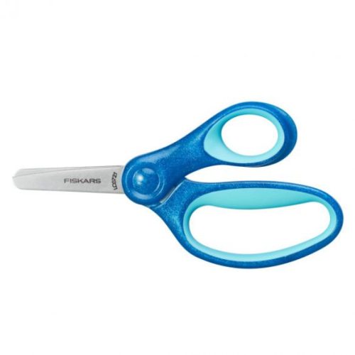 FISKARS GYERMEKOLLÓ KÉK CSILLÁMOKKAL (13 CM)