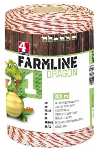 Villanypásztor Szalag Dragon1 FarmLine 300 m