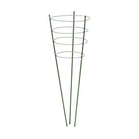 Növénytámasz 3 Karó + 3 Karika 90 cm