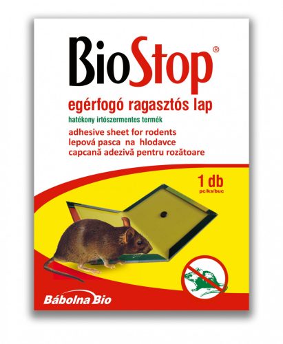 Egérfogó Ragasztós Lap Biostop