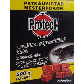 Protect Paraffinos Rágcsálóírtó Blokk 300 g
