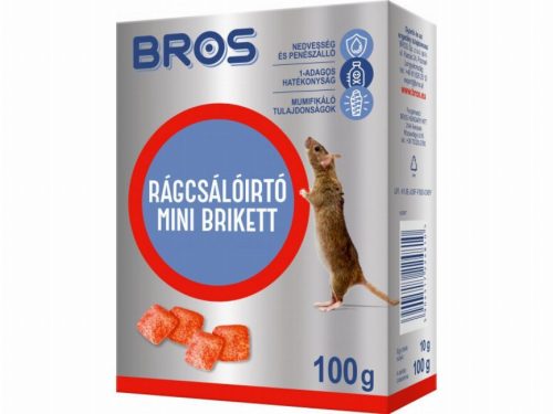 Bros Rágcsálóírtó Paraffinos Blokk 100 g 