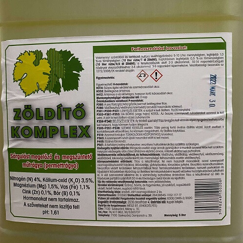 Zöldítő Komplex 5 L