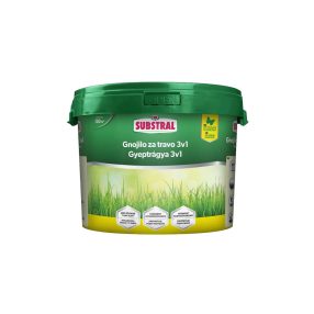   Substral Hosszú Hatású Gyeptrágya 3:1-ben Mohaelnyomó És Gyomírtó Hatással, 4,5kg