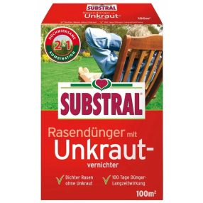 Substral Hosszú Hatású Gyeptrágya Gyomírtóval 2 kg