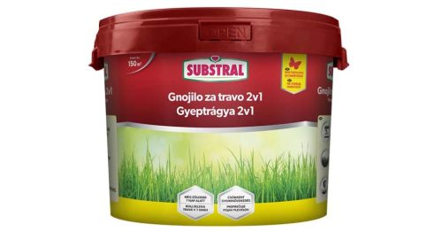 Substral Hosszú Hatású Gyeptrágya  2:1-ben Gyomírtó Hatással, 4,5kg
