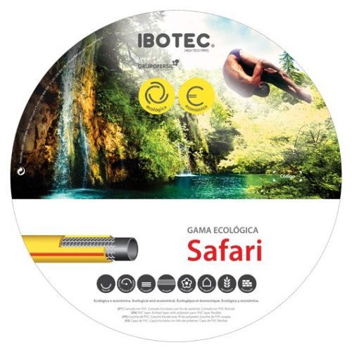 Locsolótömlő Ibotec Safari 1/2" (12mm) 25m/Tekercs