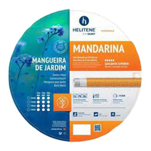 Locsolótömlő Helitene Mandarina 3/4" (19mm) 50m/Tekercs