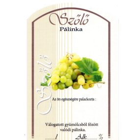Pálinkás Üvegre Matrica 6 Fajta